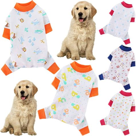 Meidiya Dog Pajamas Cute Puppy Clothes Pet Pjs Soft Onesie For Small