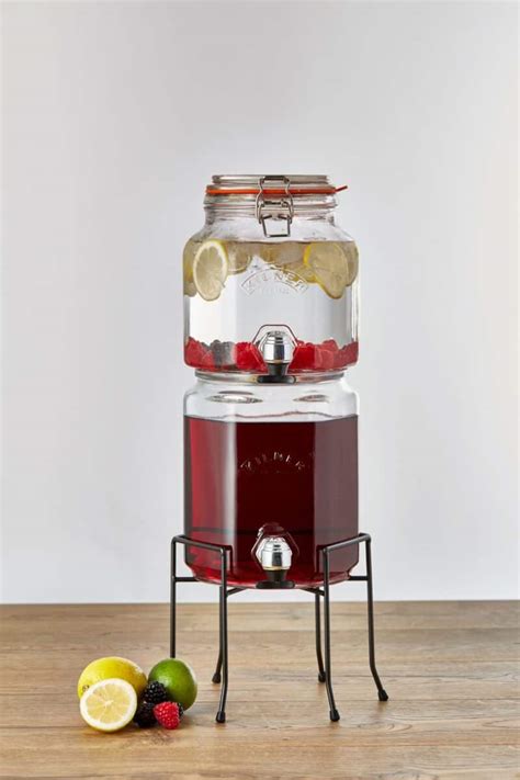 Kilner Stackable Jar Set With Dispensing Taps And Stand