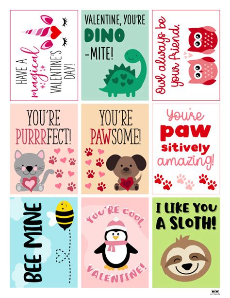Printable Valentines Day Cards 100 Free Printables Printabulls
