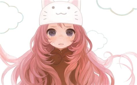 Anime Kawaii Girl Pink Anime Wallpaper Hd