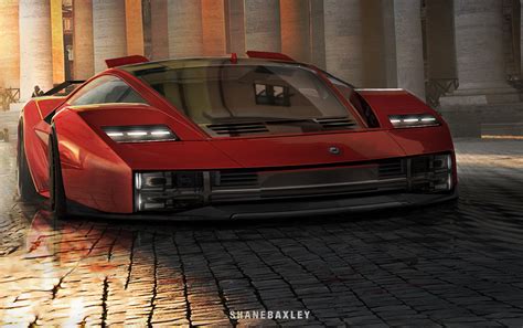 Modern Lancia Stratos Zero Rendered Looks Better Than Most Supercars