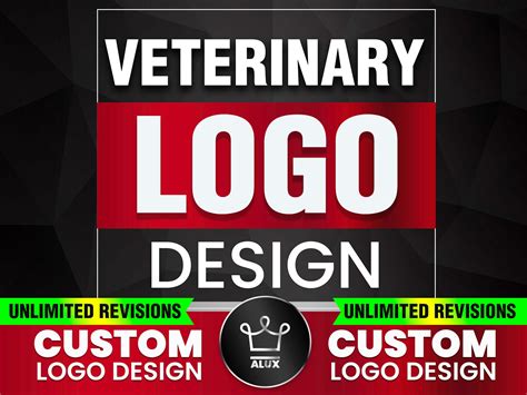 Veterinary Logo Design Custom Veterinary Logo Design Service Etsy