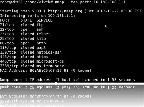 Top 32 Nmap Command Examples For Linux Sys Network Admins NixCraft