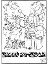 Birthday Happy Coloring Card Cards Grandma Dora Printable Theme Kleurplaat Verjaardag Sonic Dieren Riders Funnycoloring Banners Advertisement Popular Annonse Coloringhome sketch template