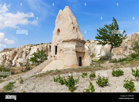 Turkey Eastern Anatolia Cappadocia Fairy Chimney At Goereme National
