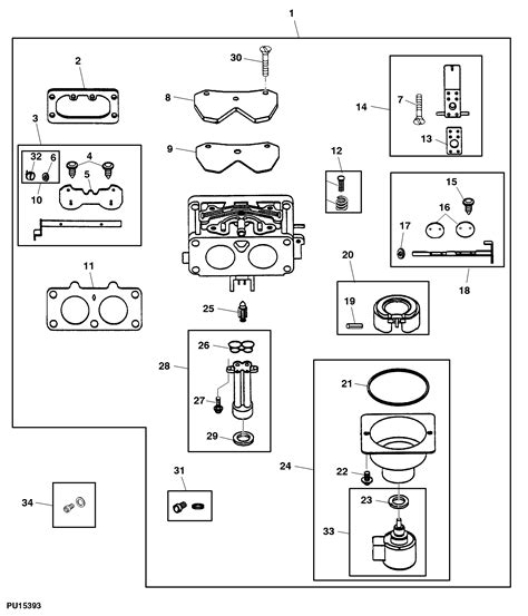 John Deere 100 Series Carburetor Diagram