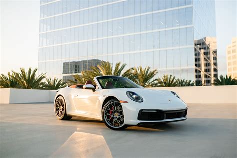 White Porsche 911 Carrera 4S (Exotic Car Rentals In Los Angeles) – Los