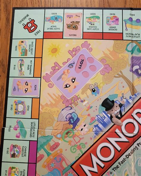 Monopoly Littlest Pet Shop 2007 Replacement Game Board Ebay