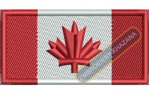 canadian flag embroidery design | Machine embroidery patterns, Flag ...