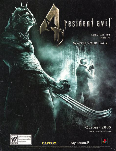 Video Game Print Ads — ‘resident Evil 4 ‘watch Your Back Ps2 Usa