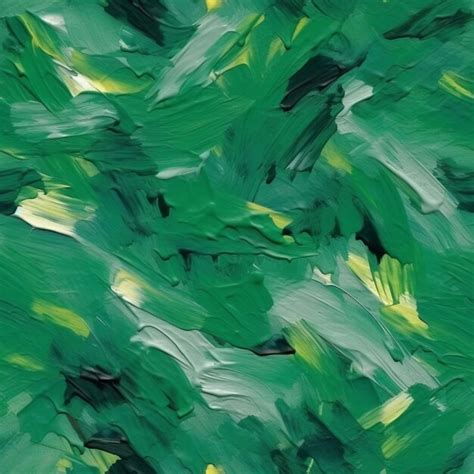 Premium Ai Image A Close Up Of A Painting Of Green And Yellow Paint