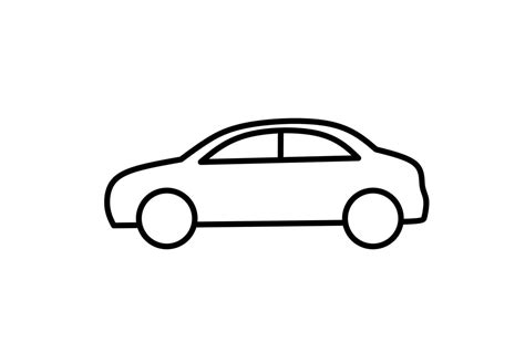 Car Outline Vector Art Icons And Graphics For Free Download