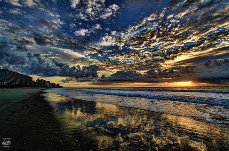 Sunrise Reflections Sunrise At South Myrtle Beach Three S Flickr