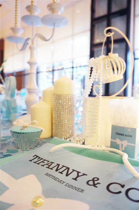 Kara S Party Ideas Tiffany And Co Themed Birthday Party {ideas Planning Decor Idea}