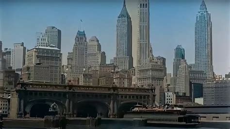 1930s New York City Brought To Vibrant Life In These Cool Remastered Color Videos — Geektyrant