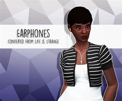 Earphones The Sims 4 Sims4 Clove Share Asia Tổng Hợp Custom Content