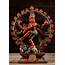 Painted Wood Lord Shiva As Nataraja Statue 18 95w17y Hindu Gods 