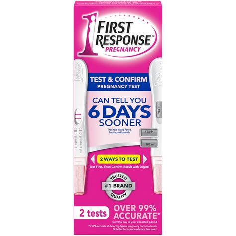 First Response Test And Confirm Pregnancy Test 1 Line Test And 1 Digital