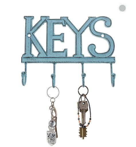 Key Holder “keys” Wall Mounted Western Key Holder 4 Key Hooks