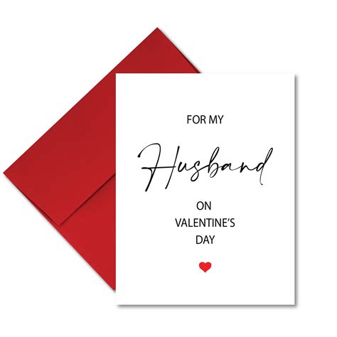 Husband Valentines Card Announce It