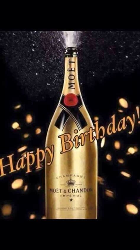Happy Birthday Champagne Verjaardag Verjaardag Ballonnen Verjaardag Afbeeldingen