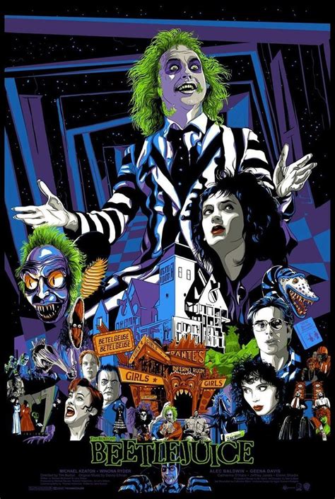 Horror 80s Art In 2020 Beetlejuice Movie Movie Poster Art Horror