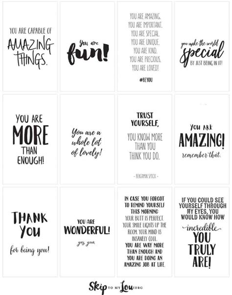 Free Printable Affirmation Cards For Adults Printable Templates