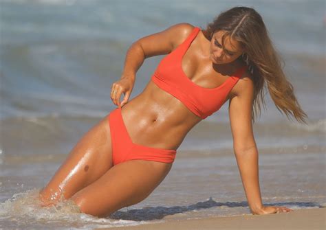 Steph Clair Smith In Bikini On The Set Of A Photoshoot At Bondi Beach