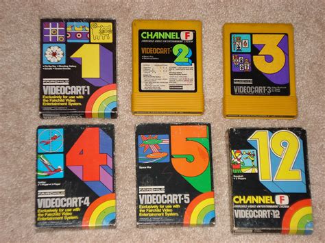 Scroll channels sub navigation right. Fairchild Channel F Cartridges | Games for the Fairchild ...