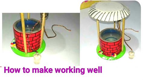 How To Make Water Well Model Waste Material Ideas Best Out Of Waste