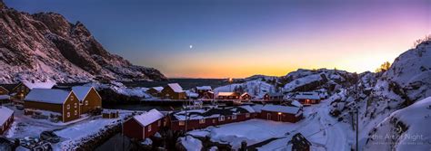 Arctic Twilight Over Nusfjord Twilight Arctic Landscape Photography
