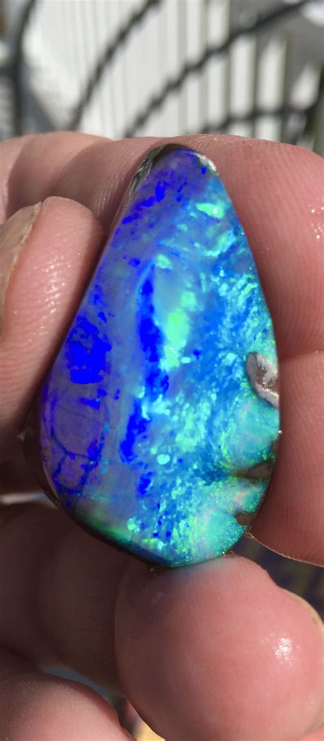 Nice Blue Green Boulder Opal Bill Kasso Boulder Opal Boulder Opal