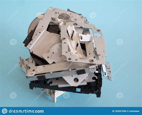 Old Disassembled Computer Dvd Drive For Recycle Stock Photo Image Of