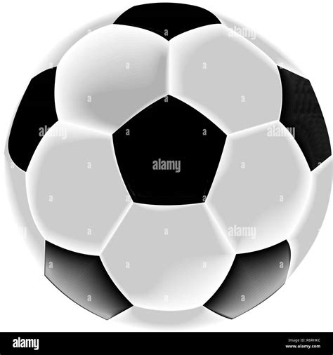 Black And White Footballgraphicwhite Background Stock Photo Alamy