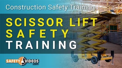 Scissor Lift Safety Training Osha Safety For Employees Youtube