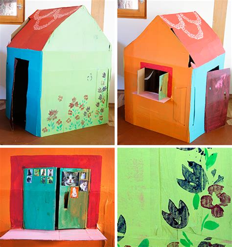 We offer corrugated boxes such as; Kinderhaus aus Pappe - Frau Scheiner | Spielhäuschen aus ...