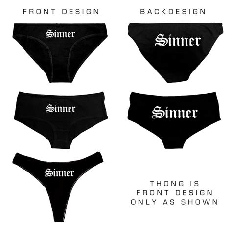 Sinner Set Knickers Vest Cami Thong Shorts Bdsm Bondage Etsy