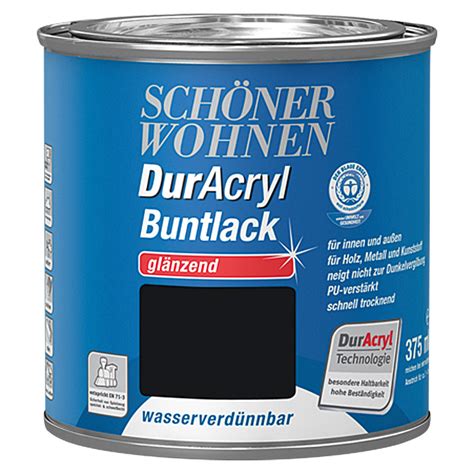 Verkauft werden 4 fliesen shabby black der marke schöner wohnen/porcelaingres. SCHÖNER WOHNEN DurAcryl Buntlack Schwarz bei BAUHAUS kaufen