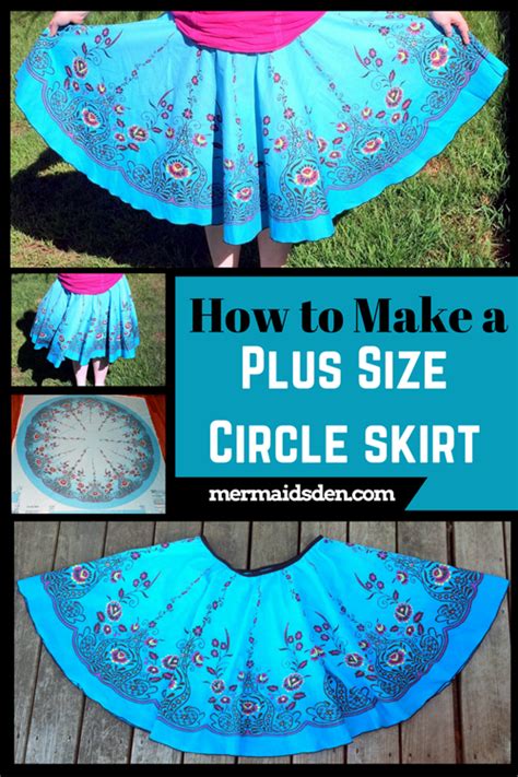 How To Make A Plus Size Circle Skirt — The Mermaids Den