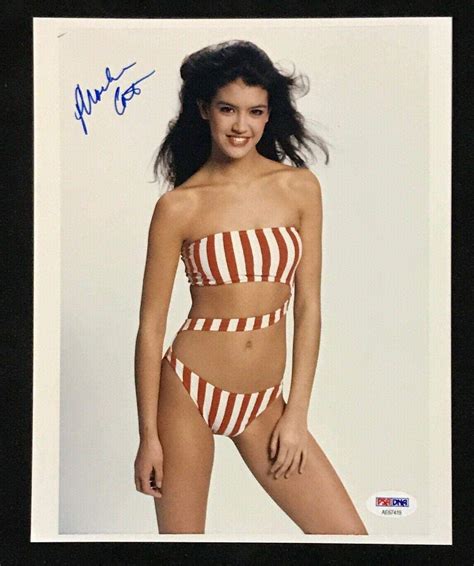 phoebe cates signed 8x10 photo mint autograph sexy pose fast times coa psa dna certified