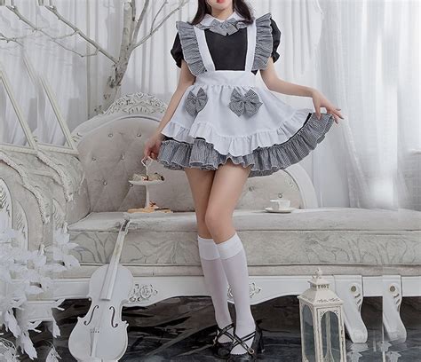 Lolita Maid Dress Halloween Cosplay Maid Dress Lolita Etsy