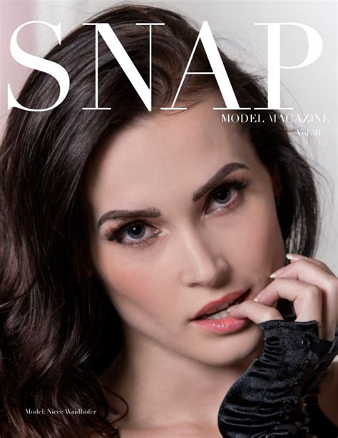 Snap Model Magazine Vol 30 By Danielle Collins Charles West Blurb