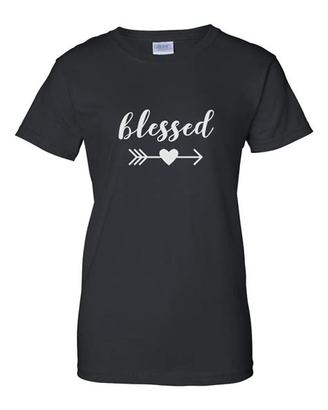 Womens Blessed T Shirt Christian Shirt Blessed Tshirt Faith