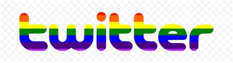 Hd Rainbow Twitter Outline Logo Icon Png Citypng