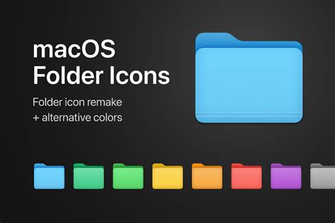 Macos Folder Icons Figma
