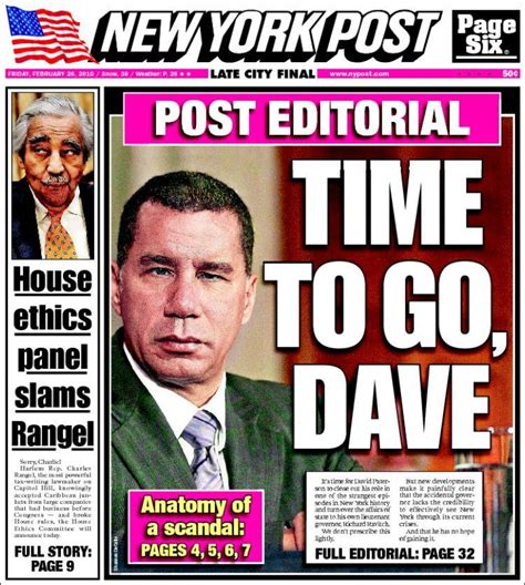 Newspaper New York Post Usa Newspapers In Usa Fridays Edition