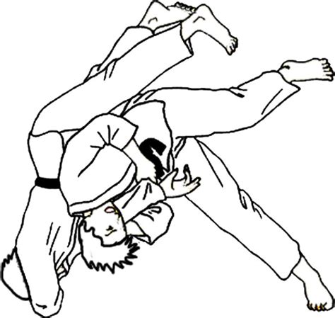 dessin judo facile
