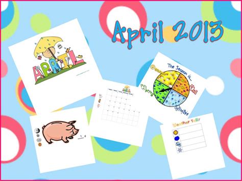 April Smartboard Or Powerpoint Calendar Classroom Freebies