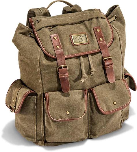 Retro Canvas Backpack Russells For Men