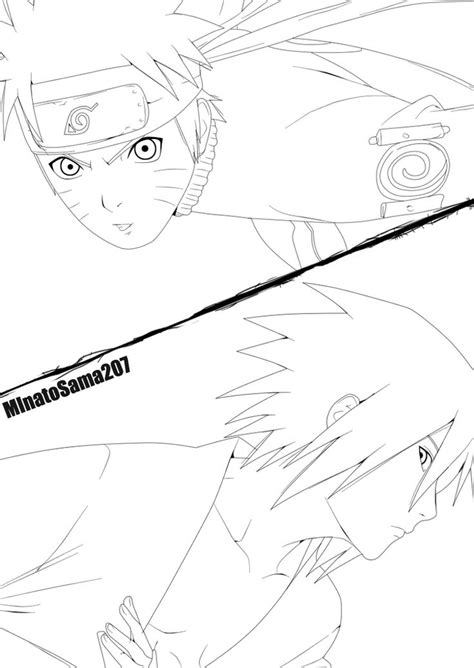Naruto Und Sasuke Ausmalbilder